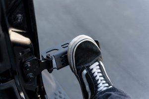 Jeep Wrangler Foot Pegs - Front + Rear - DV8 Offroad - Hinged, Anti-slip Pedal - `07-`23